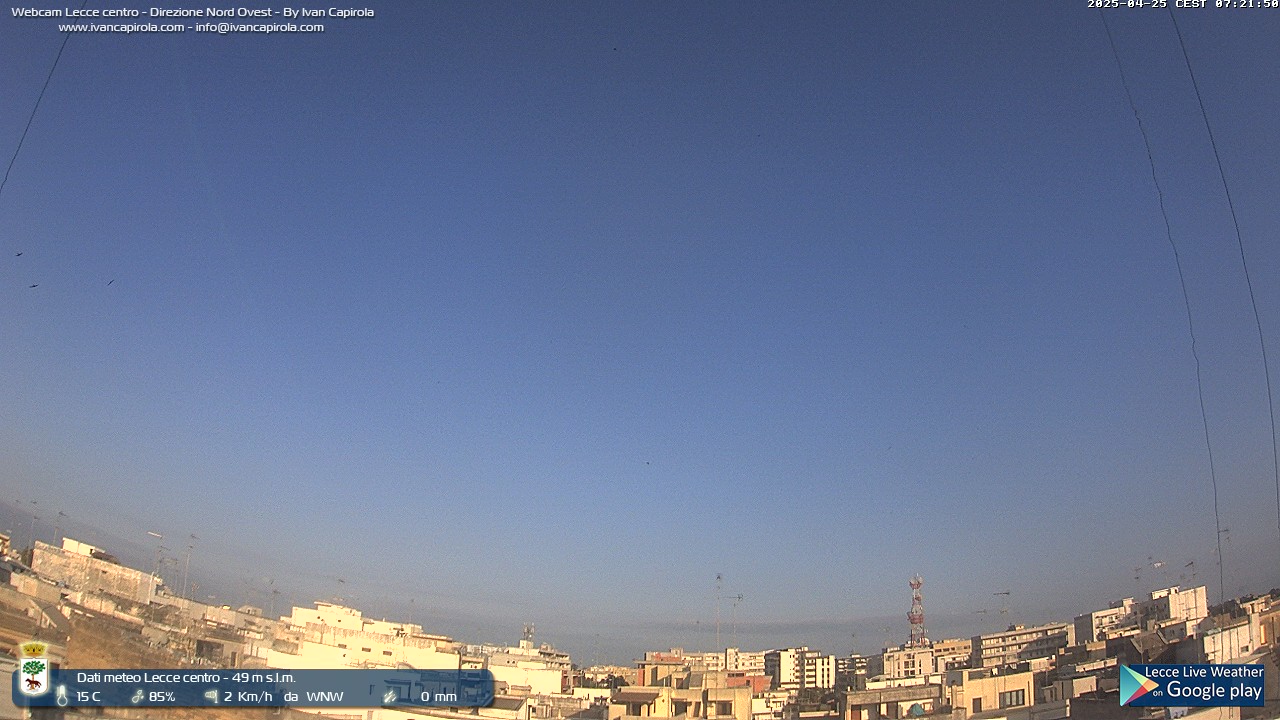 Webcam Lecce - Lecce Live Weather